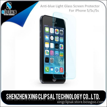 Fashion Magnetic Anti-blue Light Easy Installation 0.33mm tempered glass screen protector for iPhone 5